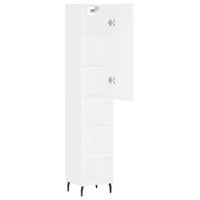 Thumbnail for Highboard Weiß 34,5x34x180 cm Holzwerkstoff