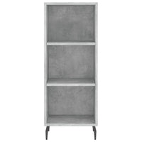 Thumbnail for Highboard Betongrau 34,5x34x180 cm Holzwerkstoff