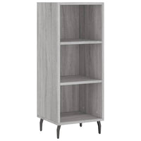 Thumbnail for Highboard Grau Sonoma 34,5x34x180 cm Holzwerkstoff