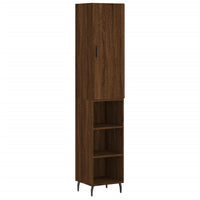 Thumbnail for Highboard Braun Eichen-Optik 34,5x34x180 cm Holzwerkstoff