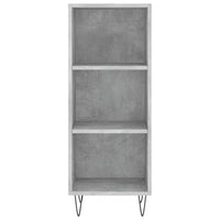 Thumbnail for Highboard Betongrau 34,5x34x180 cm Holzwerkstoff
