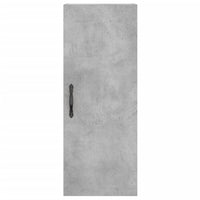 Thumbnail for Highboard Betongrau 34,5x34x180 cm Holzwerkstoff