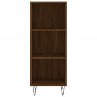 Thumbnail for Highboard Braun Eichen-Optik 34,5x34x180 cm Holzwerkstoff