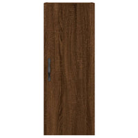 Thumbnail for Highboard Braun Eichen-Optik 34,5x34x180 cm Holzwerkstoff