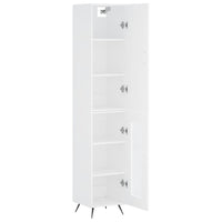 Thumbnail for Highboard Weiß 34,5x34x180 cm Holzwerkstoff