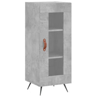 Thumbnail for Highboard Betongrau 34,5x34x180 cm Holzwerkstoff