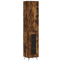 Thumbnail for Highboard Räuchereiche 34,5x34x180 cm Holzwerkstoff