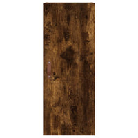 Thumbnail for Highboard Räuchereiche 34,5x34x180 cm Holzwerkstoff