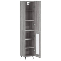 Thumbnail for Highboard Grau Sonoma 34,5x34x180 cm Holzwerkstoff