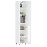 Thumbnail for Highboard Weiß 34,5x34x180 cm Holzwerkstoff