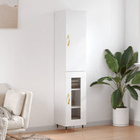 Thumbnail for Highboard Weiß 34,5x34x180 cm Holzwerkstoff