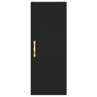 Thumbnail for Highboard Schwarz 34,5x34x180 cm Holzwerkstoff