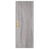 Thumbnail for Highboard Grau Sonoma 34,5x34x180 cm Holzwerkstoff