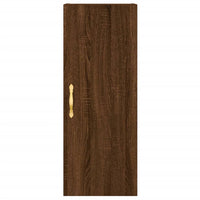 Thumbnail for Highboard Braun Eichen-Optik 34,5x34x180 cm Holzwerkstoff