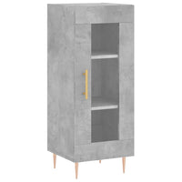 Thumbnail for Highboard Betongrau 34,5x34x180 cm Holzwerkstoff