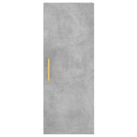 Thumbnail for Highboard Betongrau 34,5x34x180 cm Holzwerkstoff