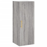 Thumbnail for Highboard Grau Sonoma 34,5x34x180 cm Holzwerkstoff