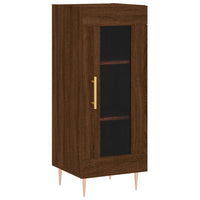 Thumbnail for Highboard Braun Eichen-Optik 34,5x34x180 cm Holzwerkstoff