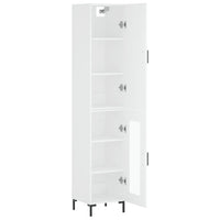 Thumbnail for Highboard Weiß 34,5x34x180 cm Holzwerkstoff