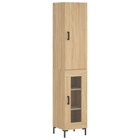 Thumbnail for Highboard Sonoma-Eiche 34,5x34x180 cm Holzwerkstoff