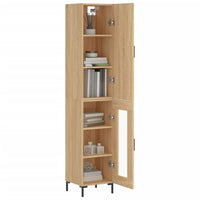 Thumbnail for Highboard Sonoma-Eiche 34,5x34x180 cm Holzwerkstoff