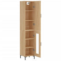 Thumbnail for Highboard Sonoma-Eiche 34,5x34x180 cm Holzwerkstoff