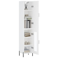 Thumbnail for Highboard Weiß 34,5x34x180 cm Holzwerkstoff