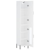 Thumbnail for Highboard Weiß 34,5x34x180 cm Holzwerkstoff