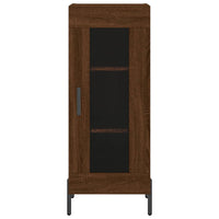 Thumbnail for Highboard Braun Eichen-Optik 34,5x34x180 cm Holzwerkstoff