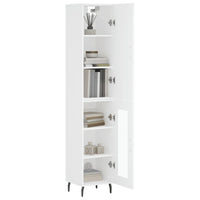 Thumbnail for Highboard Weiß 34,5x34x180 cm Holzwerkstoff