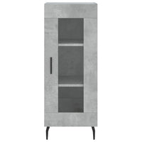 Thumbnail for Highboard Betongrau 34,5x34x180 cm Holzwerkstoff