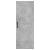 Thumbnail for Highboard Betongrau 34,5x34x180 cm Holzwerkstoff