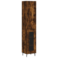 Thumbnail for Highboard Räuchereiche 34,5x34x180 cm Holzwerkstoff