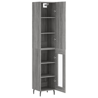 Thumbnail for Highboard Grau Sonoma 34,5x34x180 cm Holzwerkstoff
