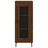 Thumbnail for Highboard Braun Eichen-Optik 34,5x34x180 cm Holzwerkstoff