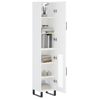 Thumbnail for Highboard Weiß 34,5x34x180 cm Holzwerkstoff