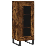 Thumbnail for Highboard Räuchereiche 34,5x34x180 cm Holzwerkstoff