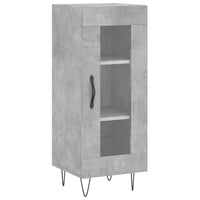 Thumbnail for Highboard Betongrau 34,5x34x180 cm Holzwerkstoff