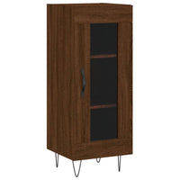 Thumbnail for Highboard Braun Eichen-Optik 34,5x34x180 cm Holzwerkstoff