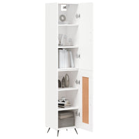 Thumbnail for Highboard Weiß 34,5x34x180 cm Holzwerkstoff