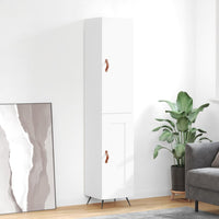 Thumbnail for Highboard Weiß 34,5x34x180 cm Holzwerkstoff