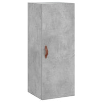 Thumbnail for Highboard Betongrau 34,5x34x180 cm Holzwerkstoff