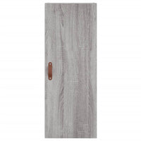 Thumbnail for Highboard Grau Sonoma 34,5x34x180 cm Holzwerkstoff