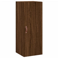 Thumbnail for Highboard Braun Eichen-Optik 34,5x34x180 cm Holzwerkstoff