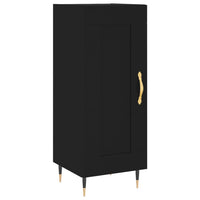 Thumbnail for Highboard Schwarz 34,5x34x180 cm Holzwerkstoff