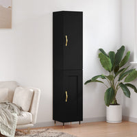 Thumbnail for Highboard Schwarz 34,5x34x180 cm Holzwerkstoff