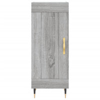 Thumbnail for Highboard Grau Sonoma 34,5x34x180 cm Holzwerkstoff