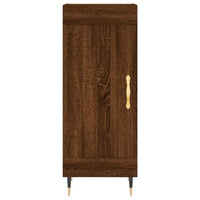 Thumbnail for Highboard Braun Eichen-Optik 34,5x34x180 cm Holzwerkstoff