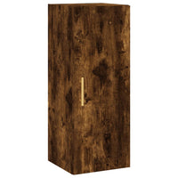 Thumbnail for Highboard Räuchereiche 34,5x34x180 cm Holzwerkstoff