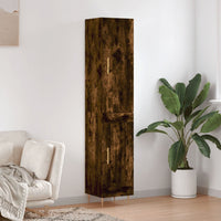 Thumbnail for Highboard Räuchereiche 34,5x34x180 cm Holzwerkstoff